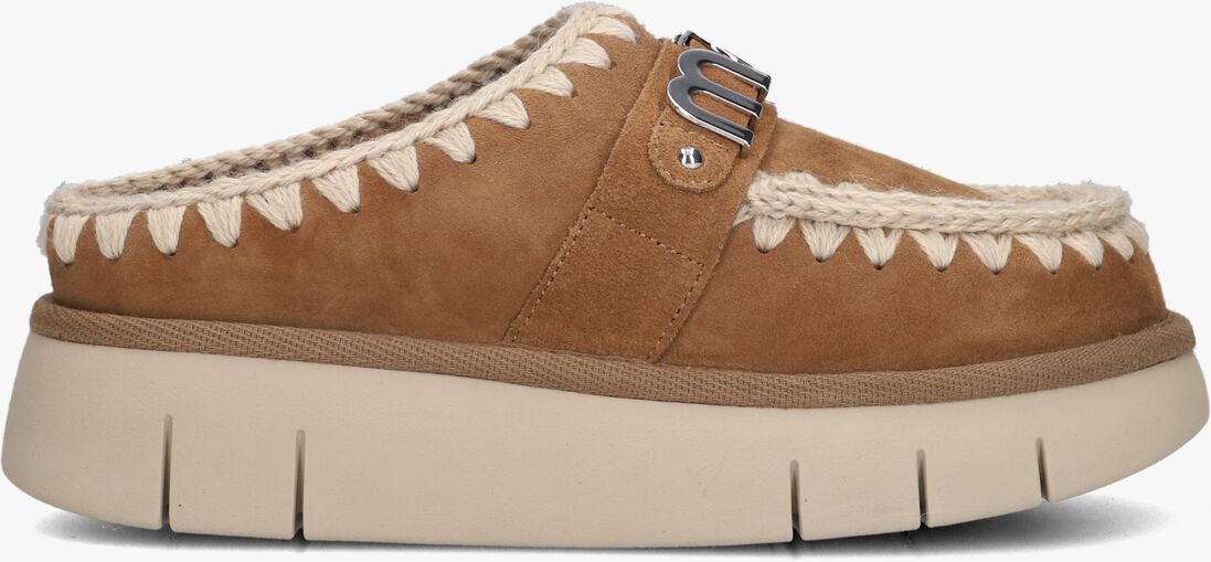 MOU cognac mou pantoffels bounce clog