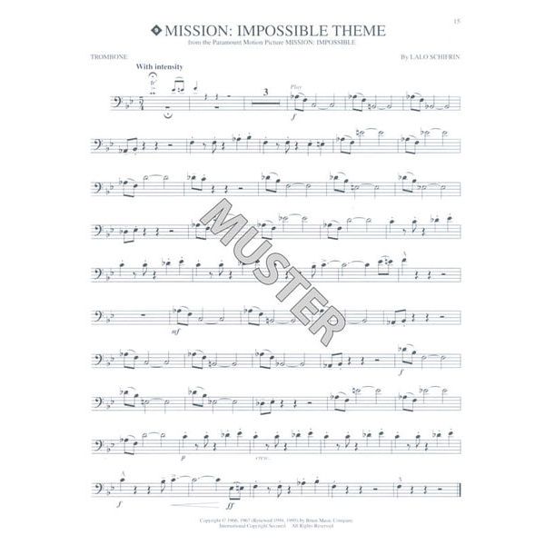 Hal Leonard Movie Hits Trombone