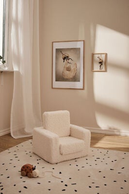 Alice & Fox ISLA  Brettbar Teddy Lenestol, Creme