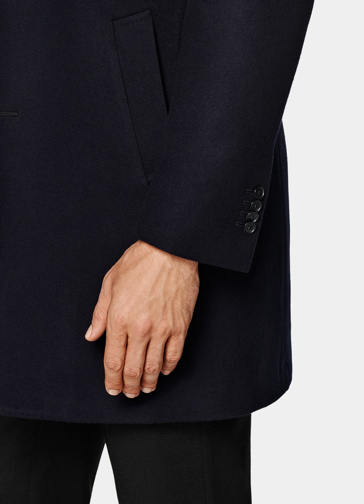 Manteau bleu marine
