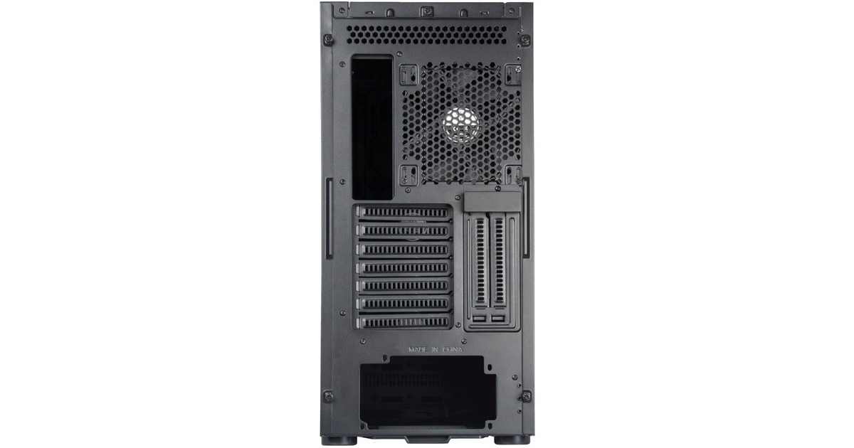 SilverStoneSST-SED1-B midi tower behuizing  (Zwart | 2x USB-A | 1x USB-C)