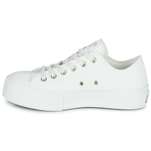 Converse - CHUCK TAYLOR ALL STAR LIFT MONO WHITE OX - Blanc