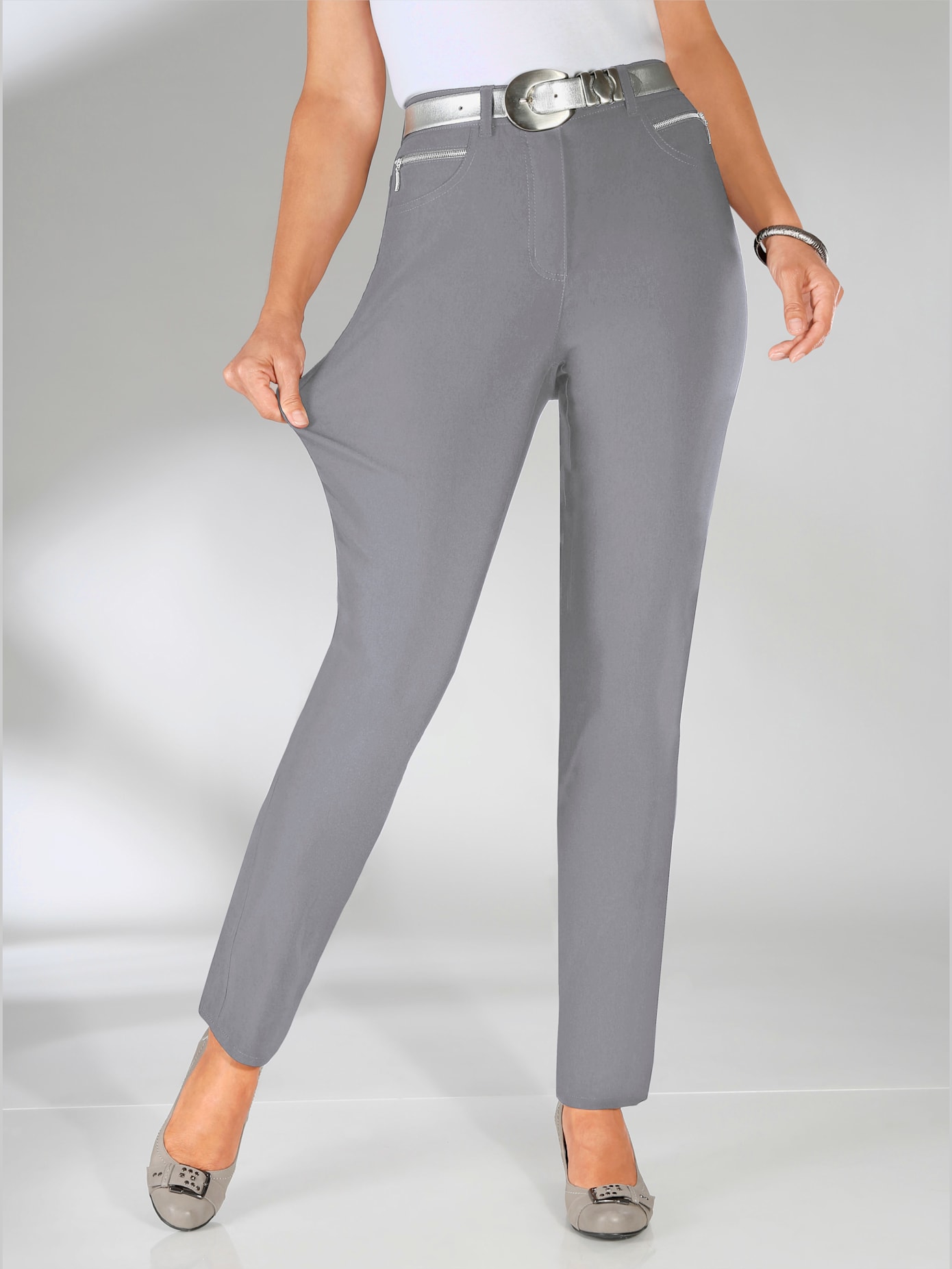 Pantalon confortable avec poches zippées