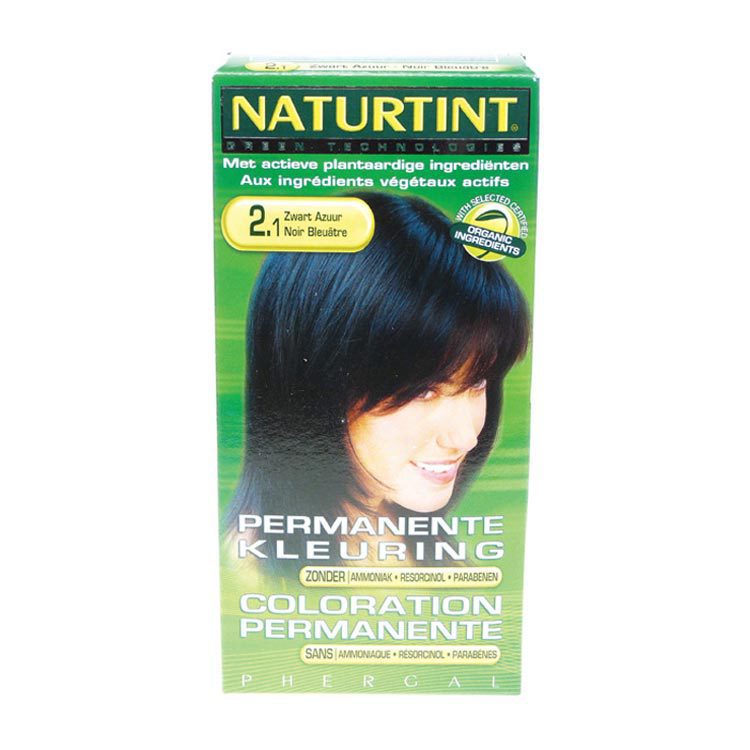 Naturtint Haarverf Illusion Zwart Azuur 2.1 160 ml