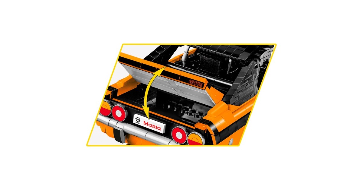 COBIOpel Manta A GT/E 1974 Constructiespeelgoed  (Schaal 1:12)