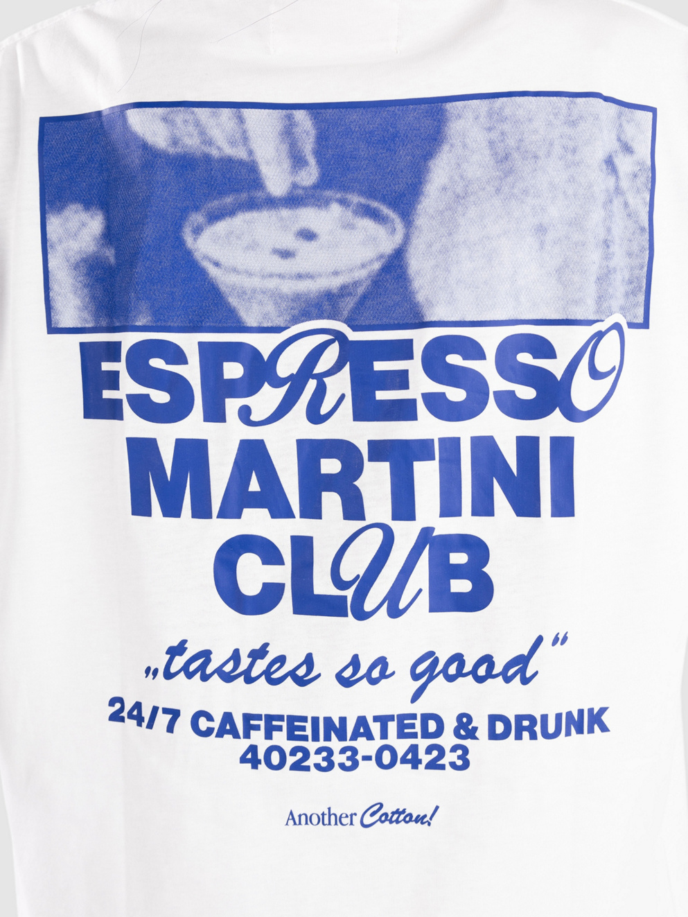 Another Cotton Lab Espresso Martini T-Shirt white