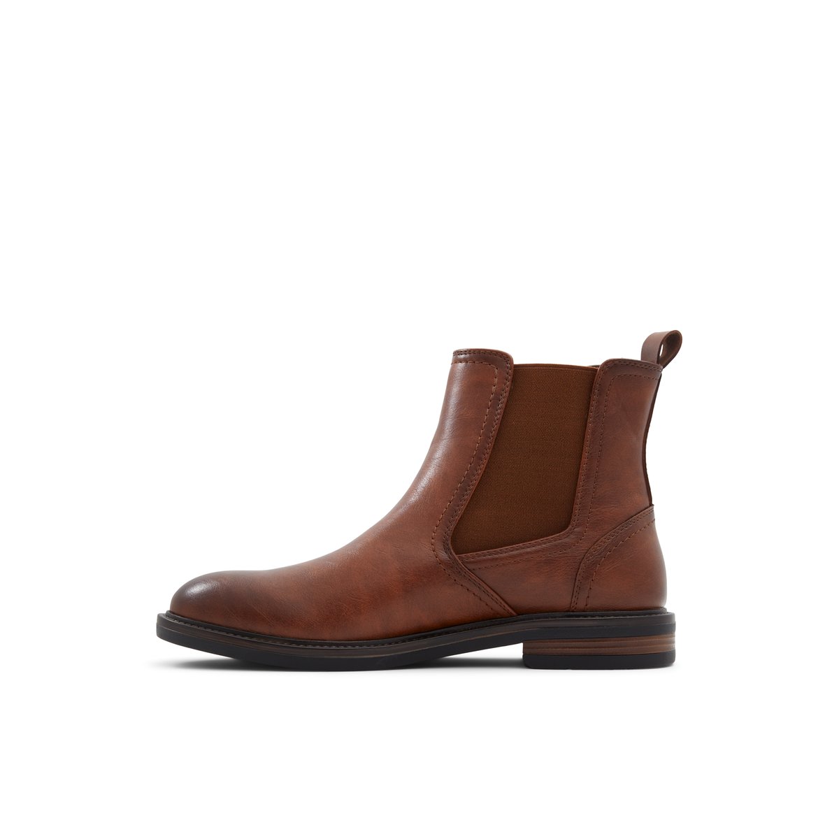 K STUDIO-Romab-Bottes chelsea - Talon plat - Cognac
