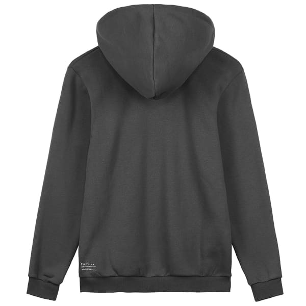 Sweatshirt PICTURE BASEMENT FLOCK ZIP HOODIE BLACK