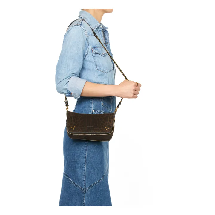 Jérôme Dreyfuss Sac Bobi S | Léopard Kaki