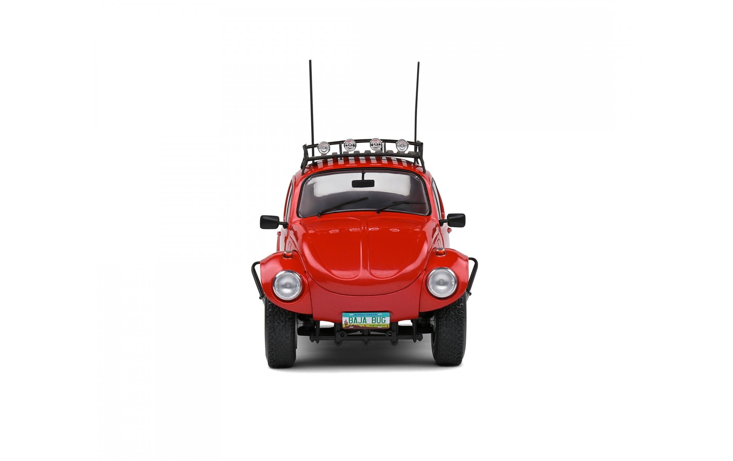 VW Käfer Baja, Rot, 1:18Detailgetreues Modellauto für Sammler im Massstab 1:18