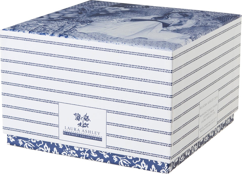 Laura Ashley kop en schotel blauw 4-delig
