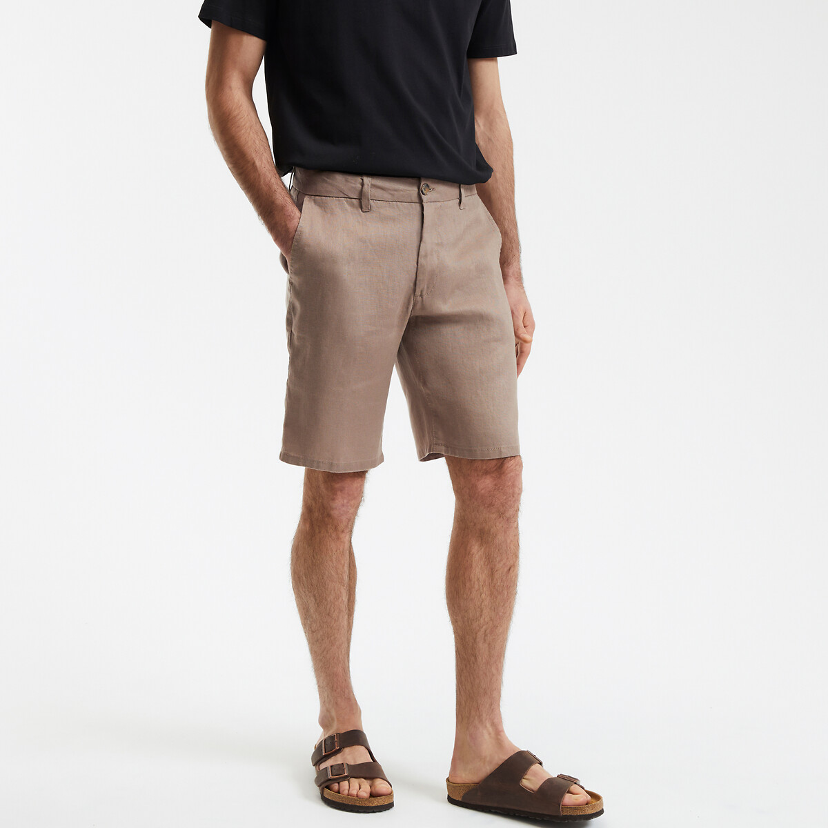 COLEÇÕES LA REDOUTE<br>Bermudas de linho