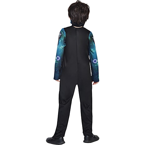 Halloween gamer skelet kostume str. 140