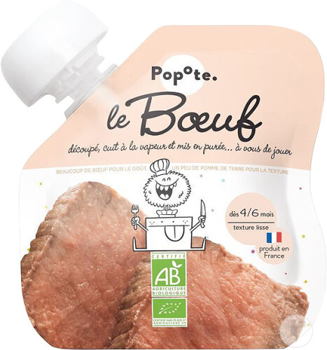 Popote Le Bœuf Dès 4/6 Mois 60g