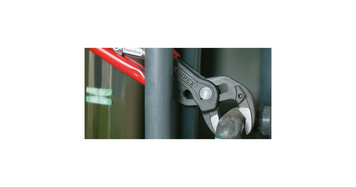 KNIPEXSmartGrip waterpomptang 8501250 zweedse- / waterpomp-tang  (Rood)