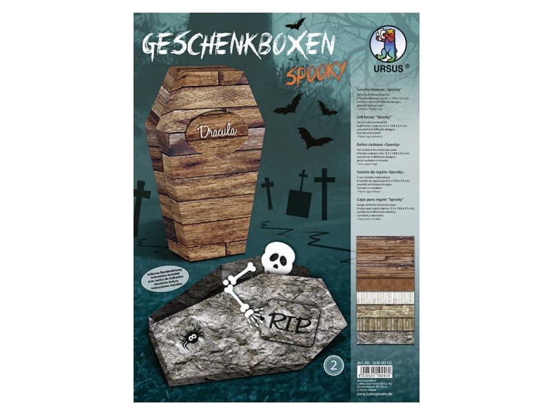 URSUS Geschenkbox Spooky 2 6 Stück Geschenkbox