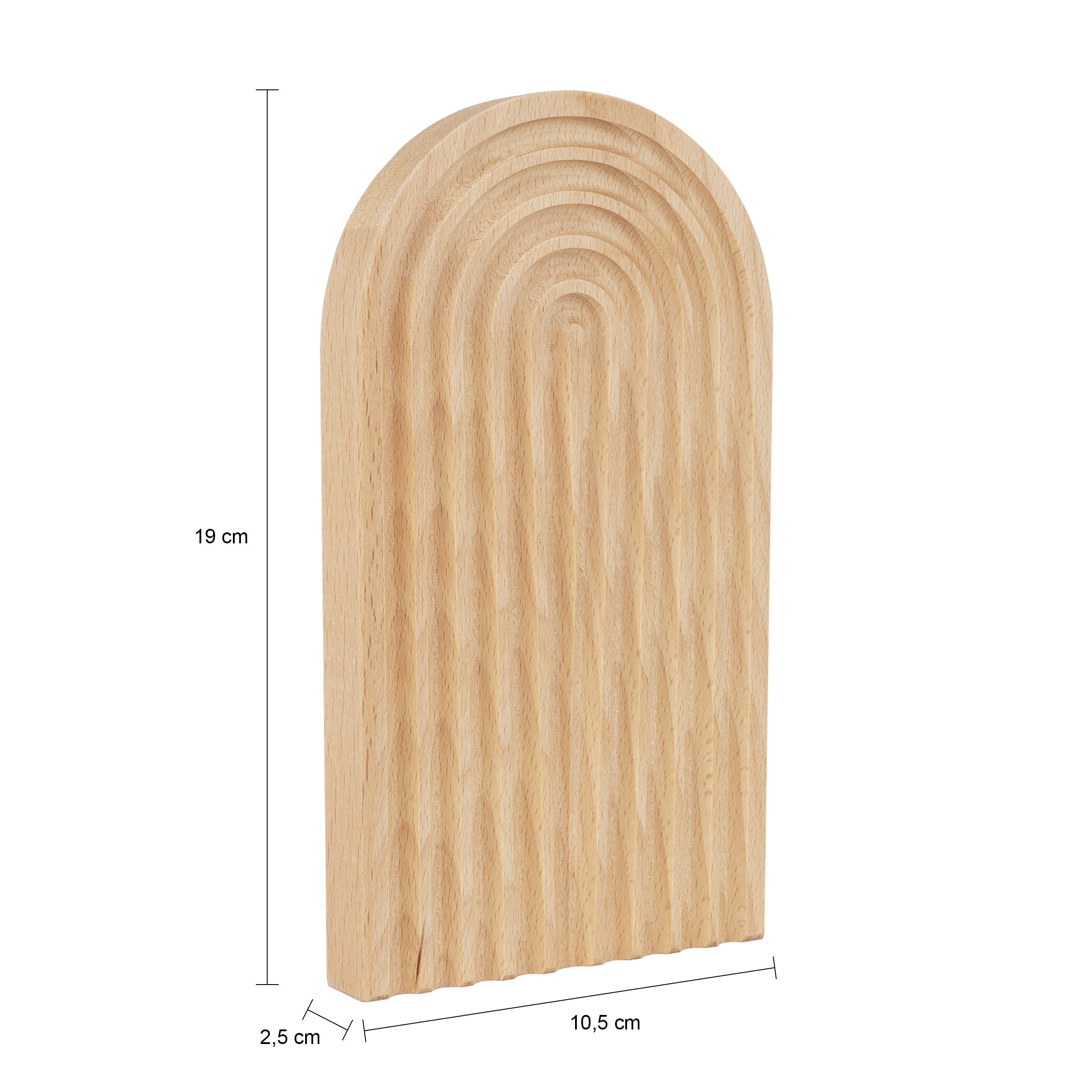 QUVIO Decoratieve tray regenboog - Hout