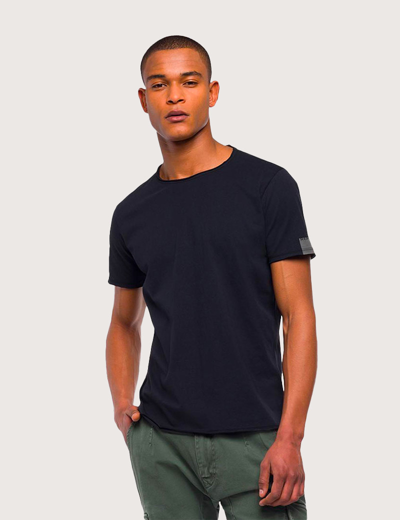 REPLAY T-SHIRT EN COTON NOIR