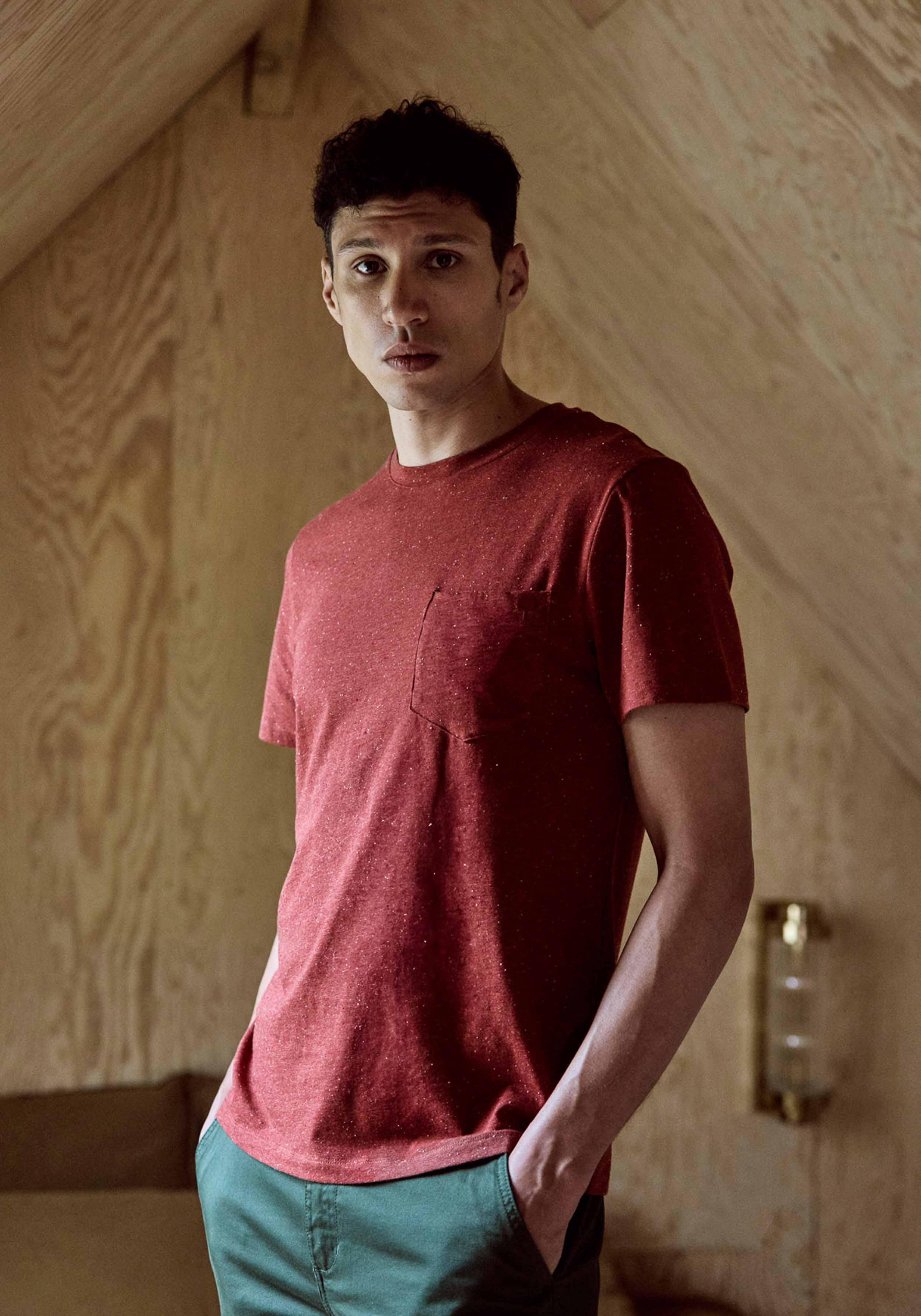 Faguo T-Shirt Olonne Knit Burgundy