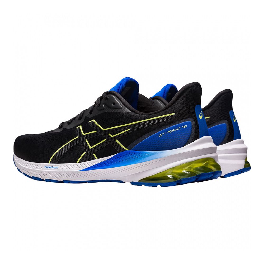 Asics GT-1000 12 - Chaussures running Homme black/glow yellow