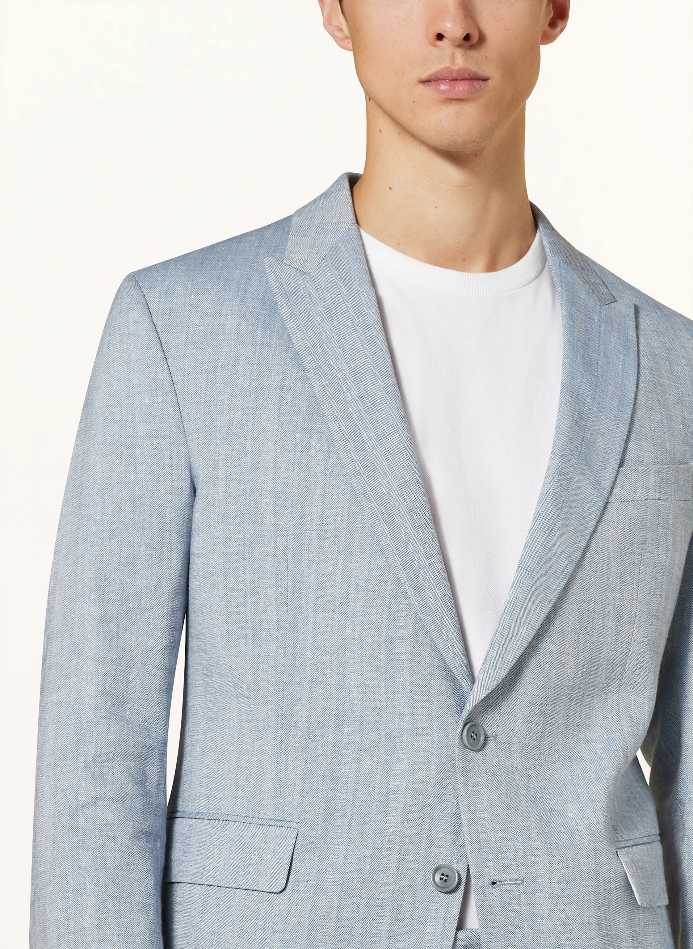 DRYKORN Anzugsakko LONEST Extra Slim Fit mit Leinen