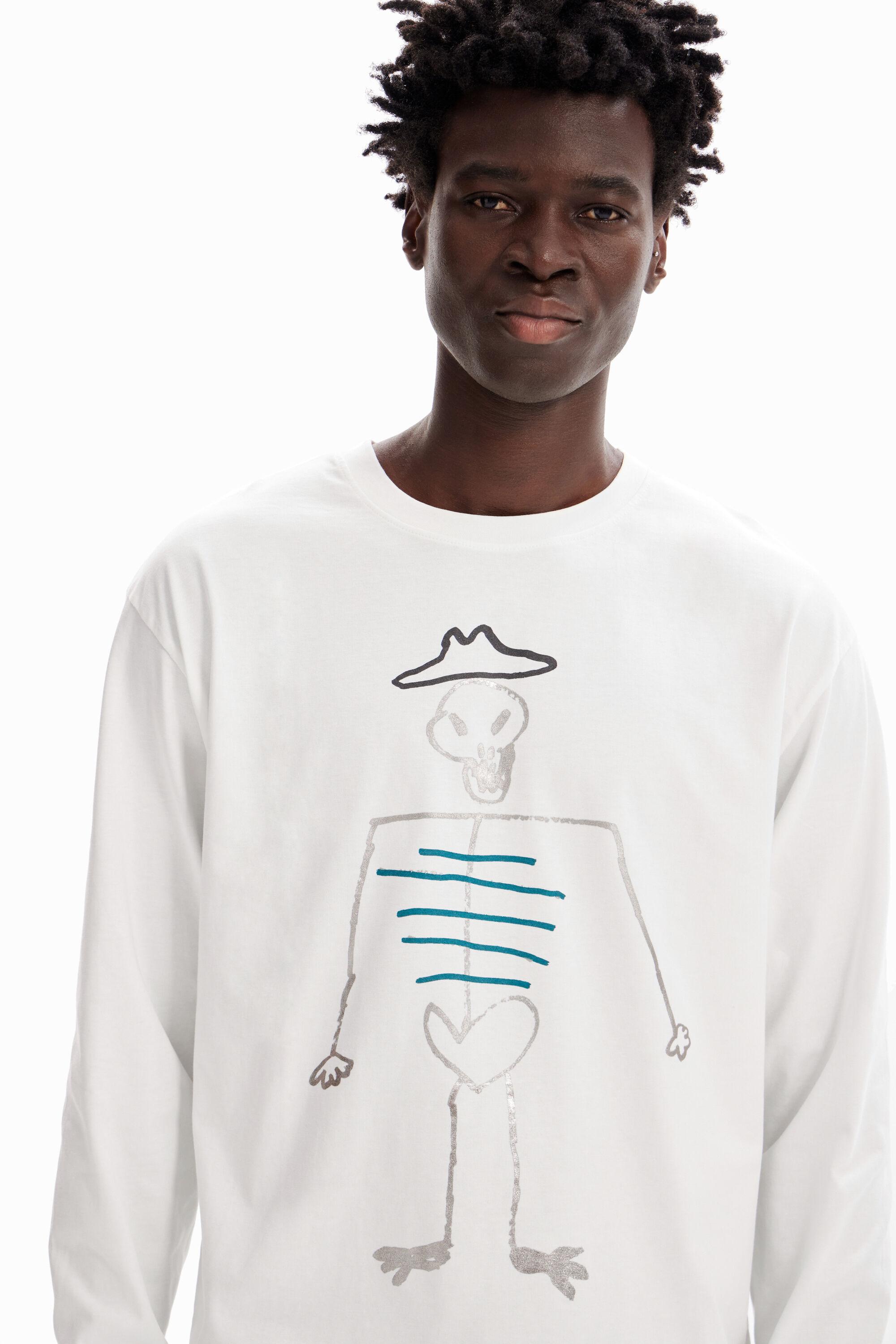 T-shirt oversize manches longues