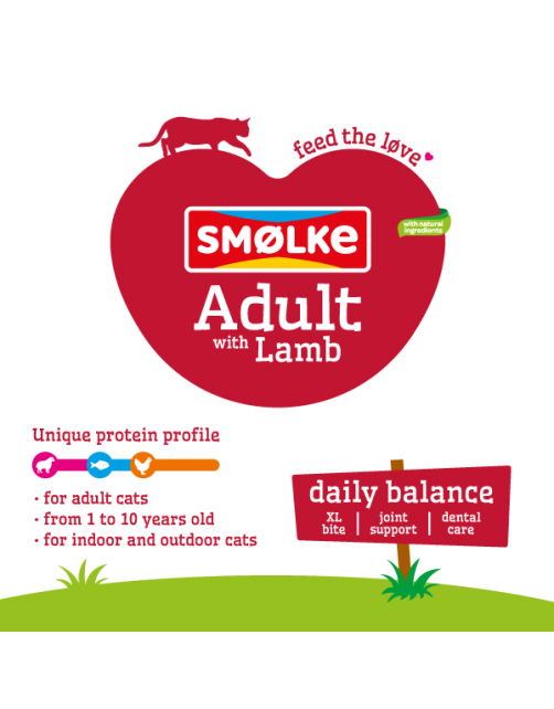 Smolke Cat Adult Complete All-In-One Lam&Kip&Vis - Kattenvoer
