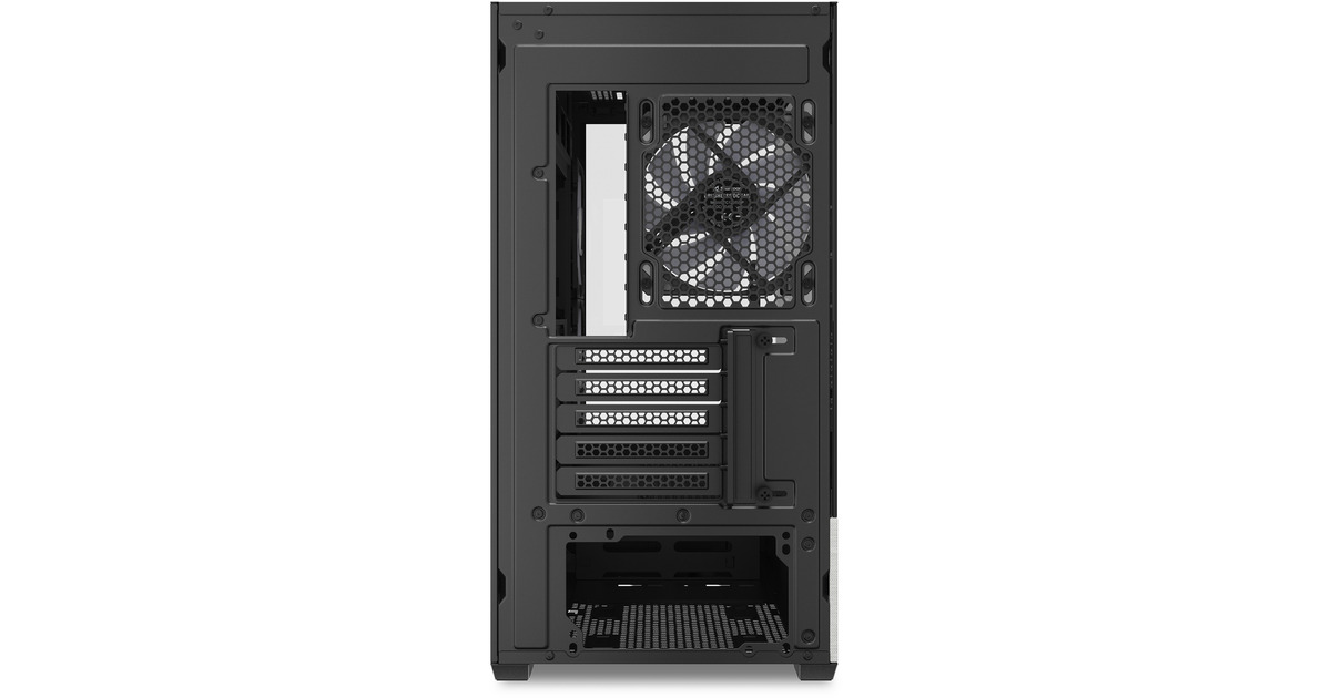 SharkoonMK7 ARGB mini tower behuizing  (Zwart | 2x USB-A | 1x USB-C | RGB | Tempered Glass)