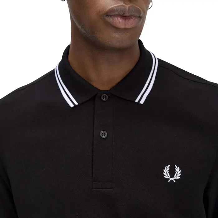Fred Perry LS Twin Tipped Polo Heren