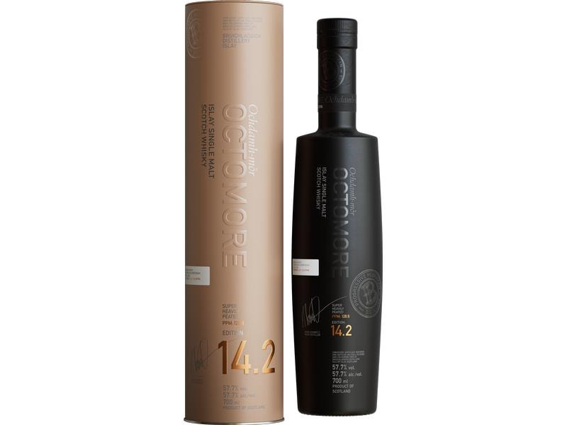 Bruichladdich Octomore 14.2 0.7 l Hochwertiger Single Malt Scotch Whisky aus Schottland