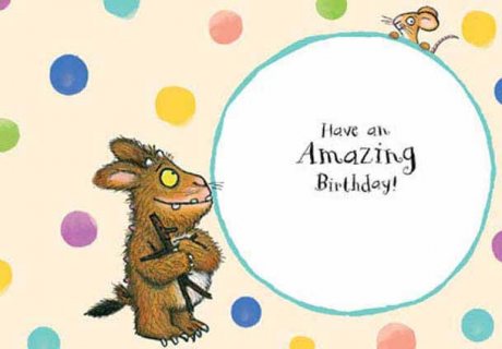 Age 2 Gruffalo's Child Card