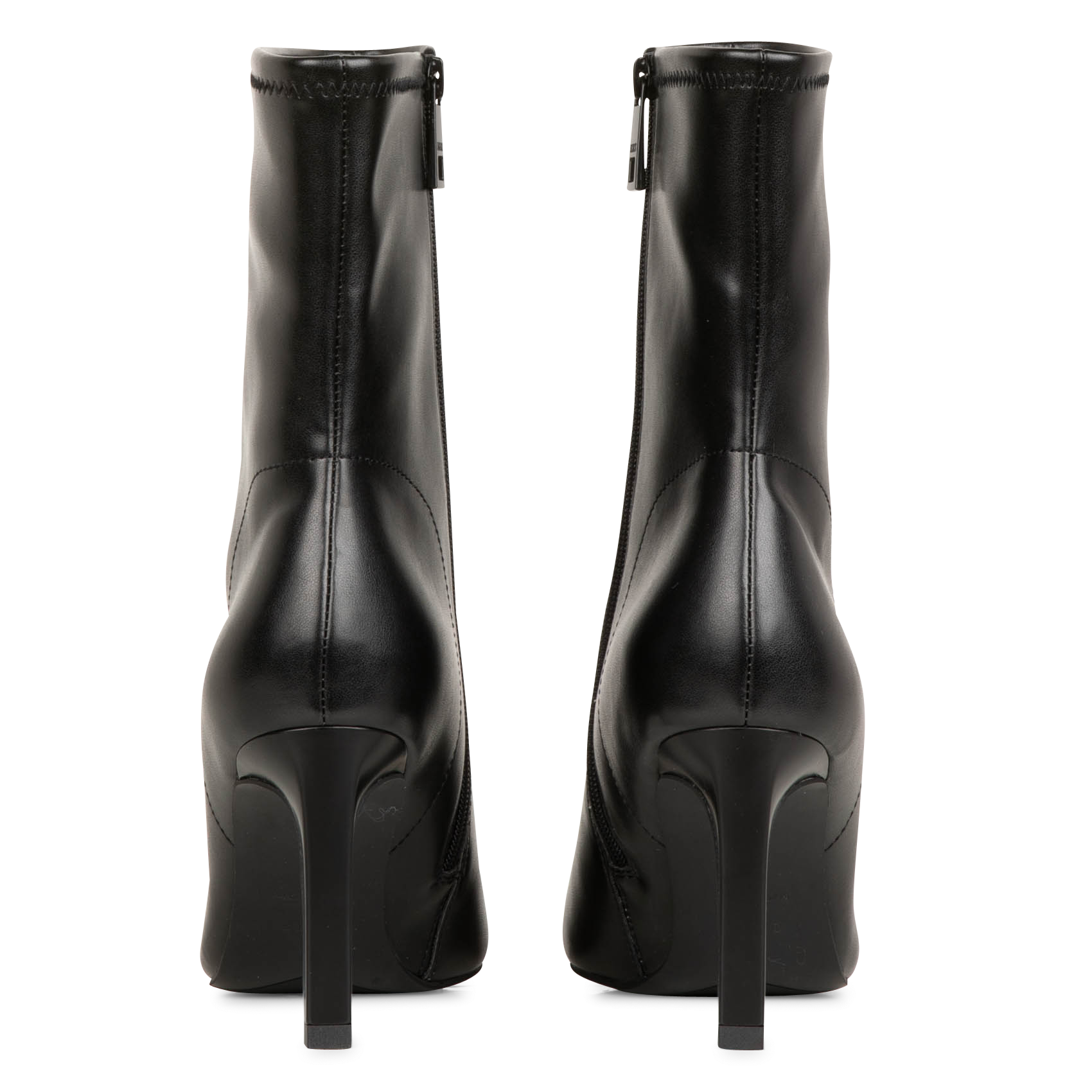 Bottines bout pointu à talon haut| Noir
