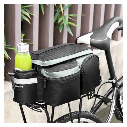 Sacoche de transport de vélo Wozinsky avec bandoulière 6l noire