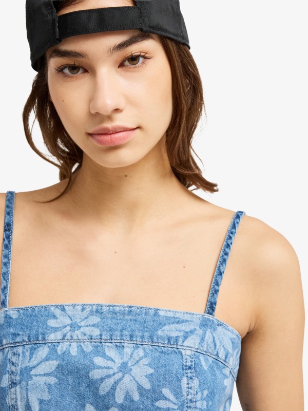 Dreamy Daze Robe en jean Bleu Femme