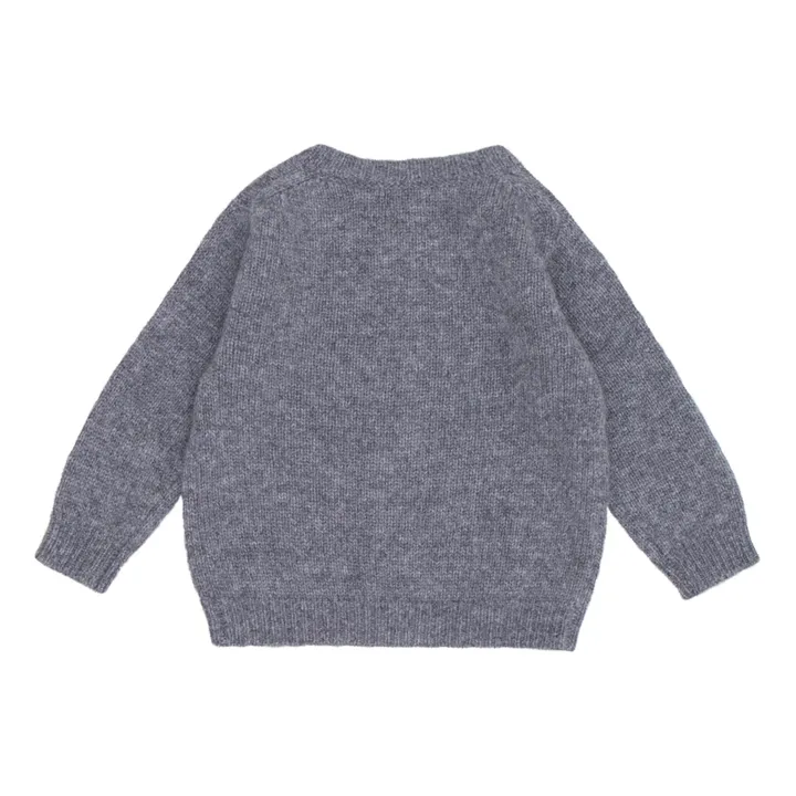 Caramel Cardigan Cachemire Gadwell | Gris chiné