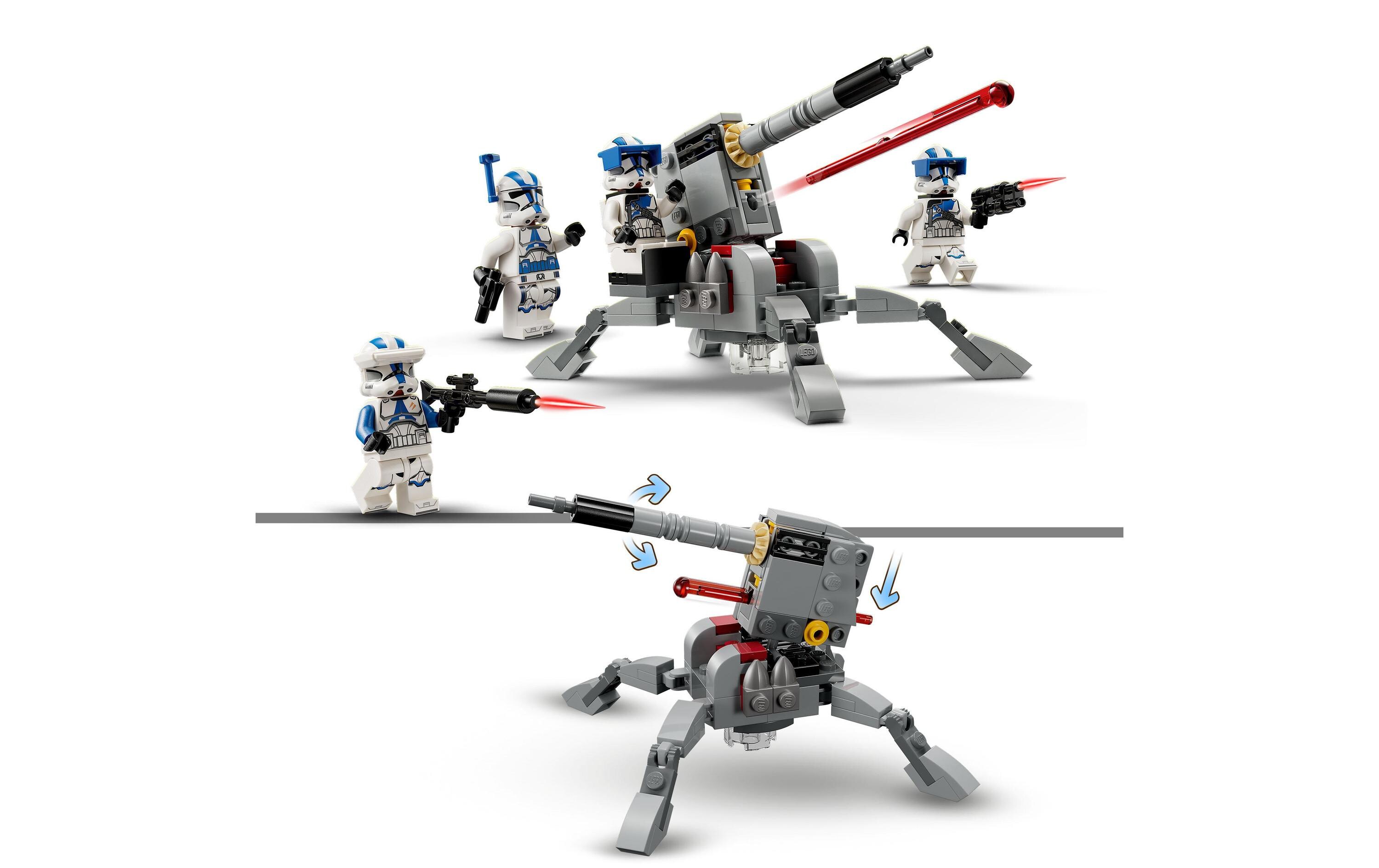 Star Wars 501st Clone Troopers Battle Pack 75345Bauspielzeug mit Clone Troopers für spannende Schlachten