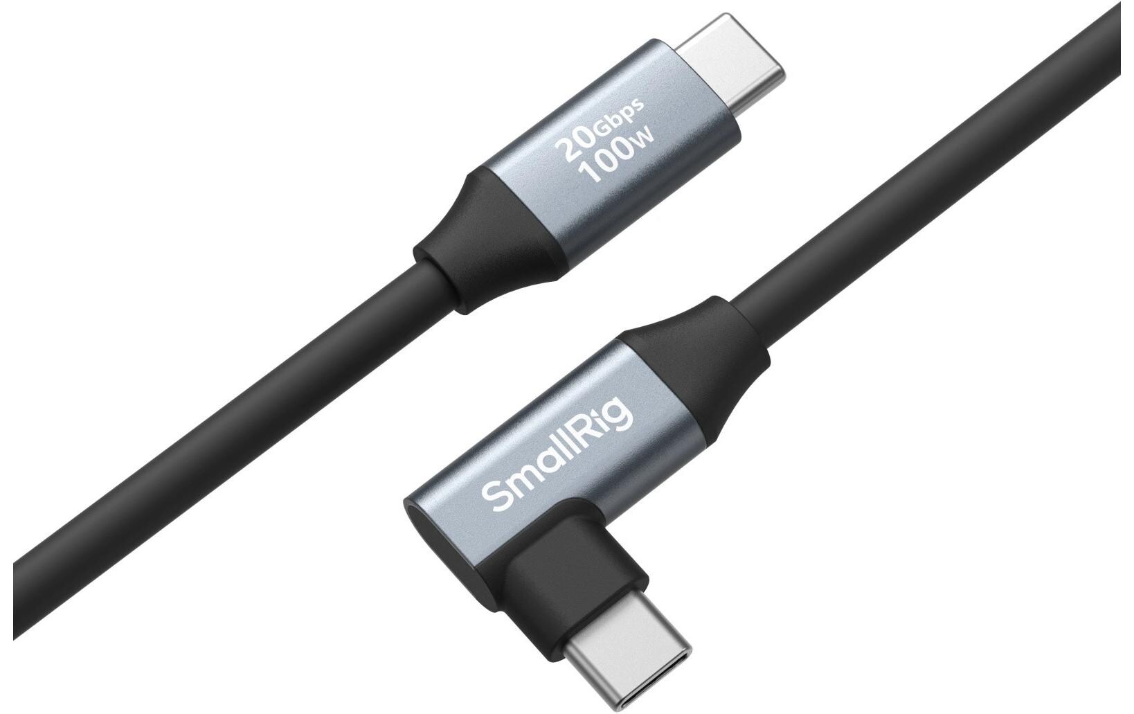 Kabel USB-C Data Cable 35 cm Gerade auf gewinkeltUSB-C auf USB-C Datenkabel