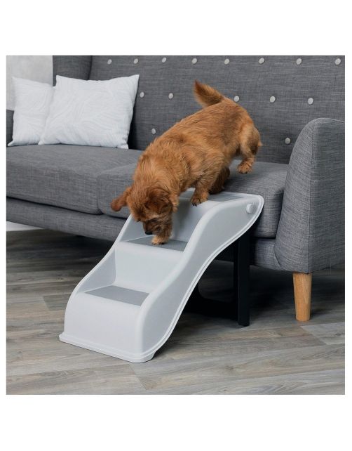 Trixie Trap Kunststof - Hondenloopplank - 34x39x51 cm Lichtgrijs
