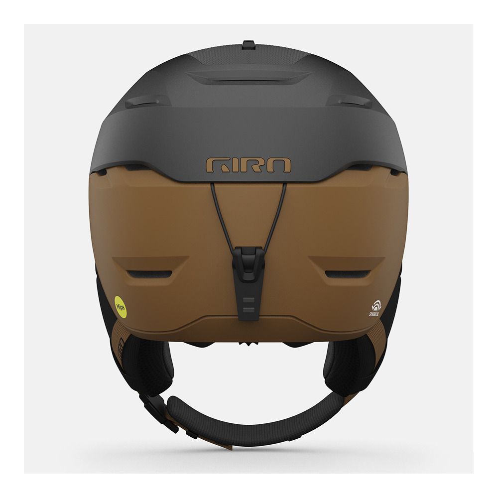 Giro TOR SPHERICAL - Casque ski metallic coal / tan