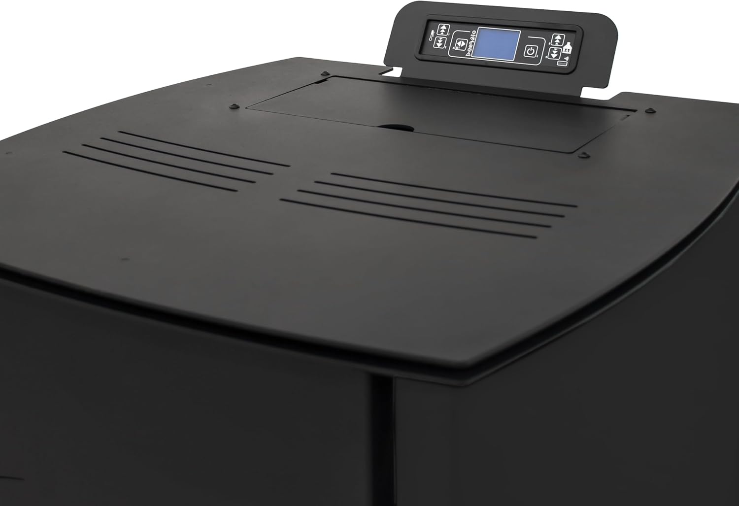 STUFE A PELLET ITALIA Asia 24 Kw | Hydro-Pelletöfen Effizienz 92% Heizung für 180m² Autonomie 22 Std. Programmierbar 5 Geschwindigkeiten und Leistungsstufen 24M Garantie Schwarz