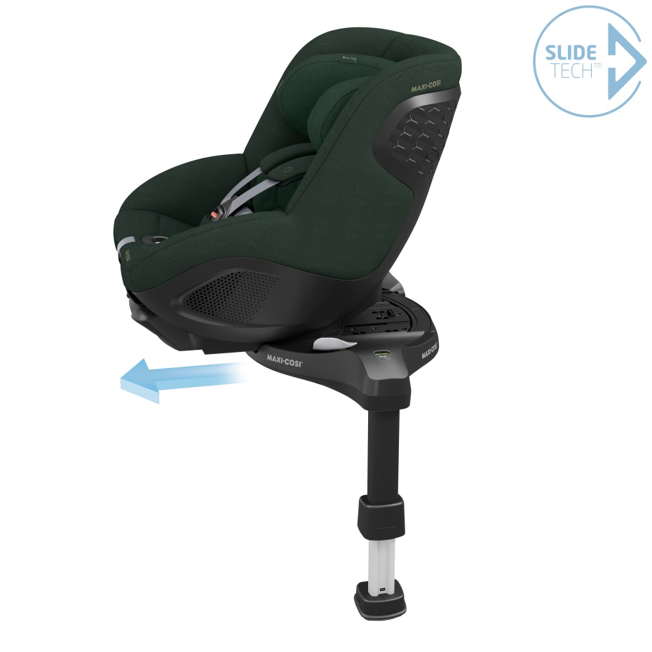 Mica 360 Pro 0 - 4 Y  40 - 105 cm  0 - 18 kg    Innovative SlideTech®™ Technologie |    Mehrere Sitz- und Liegepositionen |    Easy-In Gurtsystem |    G-CELL Seitenaufprallschutz |    360°-Drehung mit nur einer Hand  |
