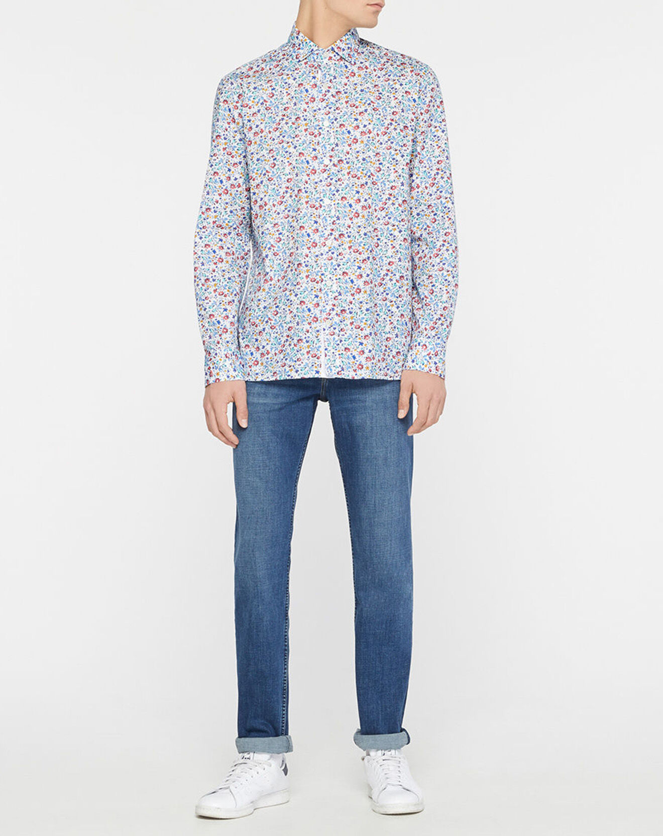 Hackett London Chemise à fleurs multicolore