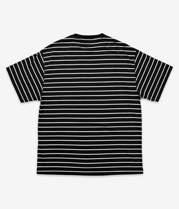 Blue Flowers Segment T-Shirt (black)