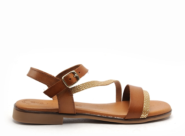 Eva frutos nu pieds plats femme 3015 marron