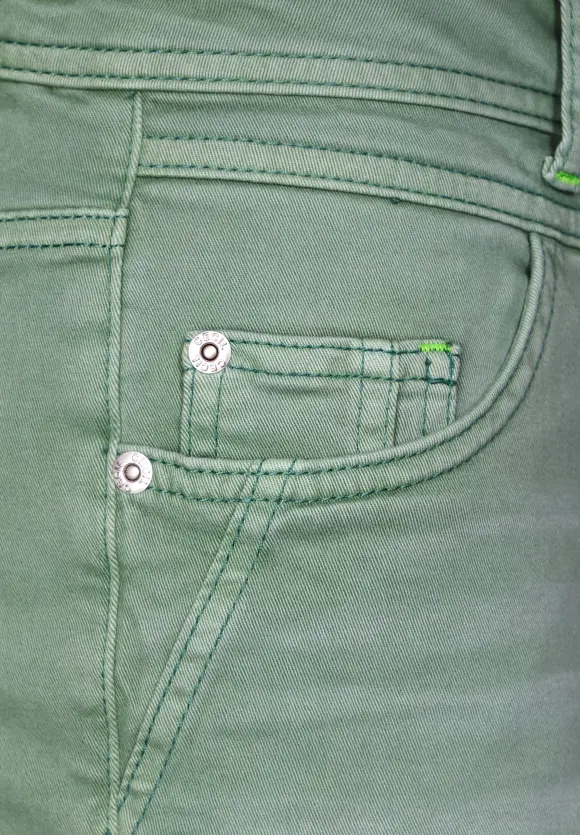 Loose Fit Color Hose - dusty salvia green