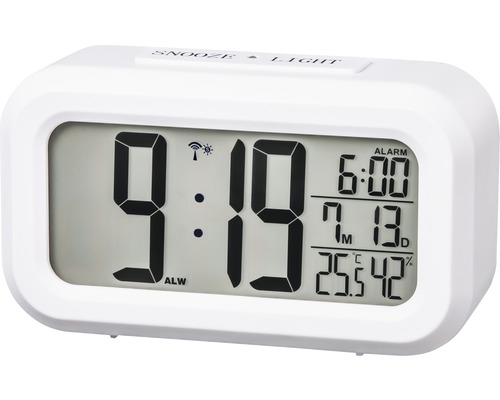 Radiowekker RC 660 wit 6,5x11,8 cm