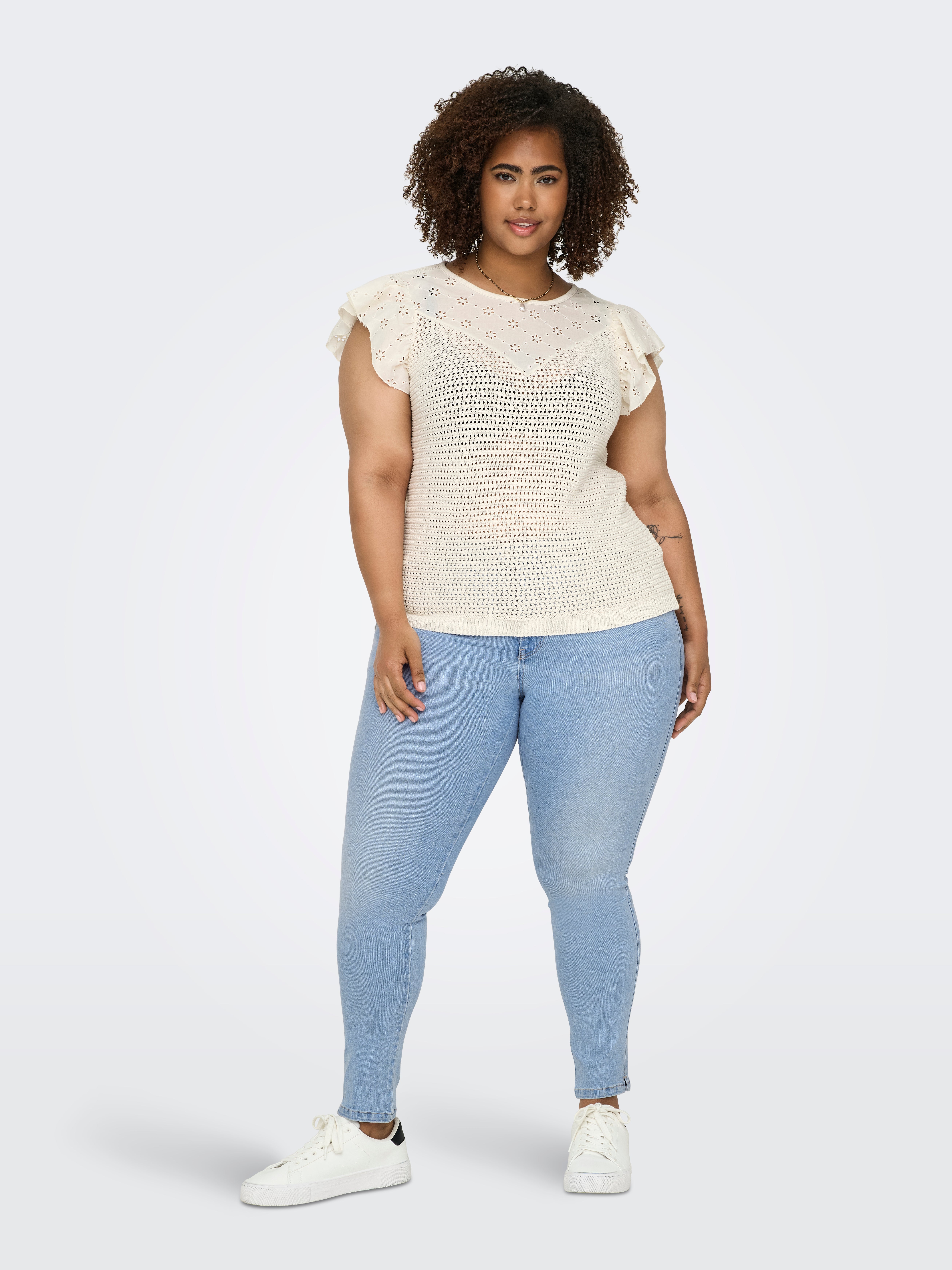 CARCARMEN Mittlere Taille Skinny Fit Jeans Light Blue Denim
