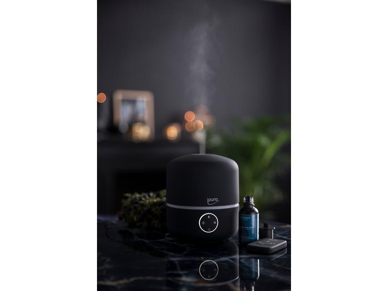 ipuro Aromavernebler Air Sonic Good Mood Schwarz Duftverdampfer mit Fernbedienung