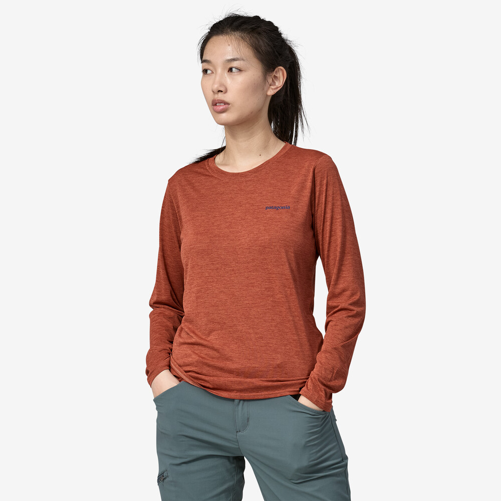 Damen-Langarmshirt Capilene Cool Daily Graphic - Waters