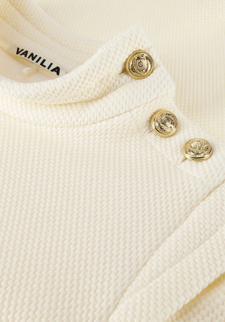 VANILIA ecru vanilia trui gold power struc